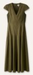 Fit Flare Maxi Dress Cotton Poplin