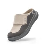 FitVille Mens Extra-Wide Diabetic Slip-on Orthopedic Shoes, Grey, UK 9
