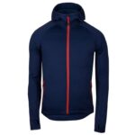 Fjern Mens Vandring Stretch Thermal Fleece Jacket (Navy/Rust) Small / Medium