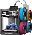Flashforge Adventurer 5X 3D Printer with Multi-Color Printing,Customize with IFS,AD5X Multi-Material/Full-auto leveling 3D Printer,Max Speed: 600mm/s,Auto 4kg Filament Refill,Compact Integrated Design