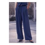 Fluid Tie Waist Smart Trouser
