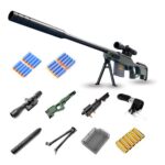 Foam Sniper Rifle Toy with 20 Soft Bullets and Scope