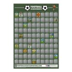 Football Achievements Scratch Poster for Boys – 100 Scratch-Offs