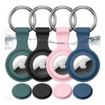 For AirTag Holder Keyring, for AirTag 2nd/1st, 4 Pack
