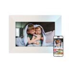 Frameo Digital Photo Frame Mica White 10.1-Inch WiFi 32GB