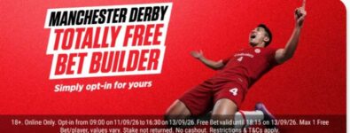 Free £1 Bet Builder Manchester Derby (Select Accounts)
