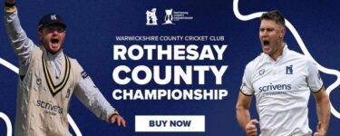 Free Admission 1st Day of Warwickshire Bears Vs Leicestershire Cricket Match 24th September