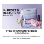Free Reset and Restore Kit When You Spend £85 on Skin & Body