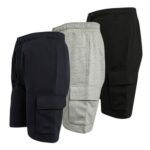 French Connection Mens Jersey Cargo Three Pack Shorts