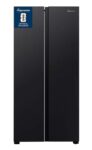 Fridgemaster MS83430EB 80cm Wide Side by Side, American Fridge Freezer – Black