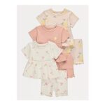 Fruit Peplum Top and Shorts Outfit 3 Pack