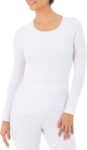 Fruit of the Loom Womens Micro Waffle Premium Thermal Crew Top Pajama Top