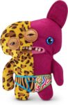 Fuggler Misfit Monsters 9-inch Series 1 (Annoyed-o – Leopard & Burgandy) by ZURU, Funny Ugly Monster Plush Toy
