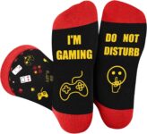 Funny Socks Men, Novelty Gamer Gifts for Men, Stocking Fillers