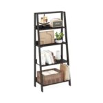 Furinno Ladder Bookshelf, 5-Tier, Espresso