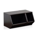 Furinno Lova Stacking Storage 2-in-1 Espresso