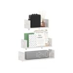 Furinno Rossi Floating Shelves Set of 3, Wall-Mounted