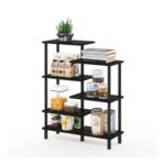 Furinno TURN-N-TUBE 6-Tier Storage Shelves, Espresso