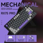 Furycube RX75 PRO Mechanical Keyboard Gasket, Hot-Swap, Tri-Mode, 4000mAh, RGB Welcome Deal Guangzhou Zifriend Communicate Technology