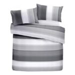Fusion Duvet Cover and Pillowcase Grey Single
