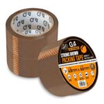 G4GADGET Pack of 3 Strong Brown Packing Tape 48mm x 66m Heavy Duty Parcel Tape (S&S £2.79)