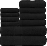 GC GAVENO CAVAILIA Soft 100% Cotton 10 Piece Towel Bale Set, Aqua