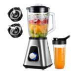 GDOR 1100W 2-in-1 Blender with Glass Jug and Travel Cup