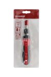 GEDORE Red Bit Holder Screwdriver Ratchet, 1/4 6.3 mm Hex, Telescoping Blade, Screwdriver Reversible, R38910000