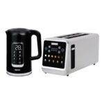 GEEPAS 5-in-1 Digital Toaster & Kettle Set with Keep Warm