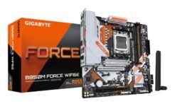 GIGABYTE B850M FORCE WIFI6E Motherboard – AMD Ryzen 9000 Series CPUs, 822 Phases Digital VRM Sold & Shipped by MoreCoCo