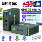 GMKtec G3 Mini PC Intel N100 8GB RAM 256GB SSD Windows 11 Pro