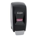GOJO 800 Series Bag-in-Box Lotion Soap Push-Style Dispenser, Black (9033-12)