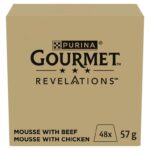 GOURMET Revelations Mousse Chicken and Beef Wet Cat Food 48x57g