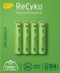 GP Recyko AAA X 4 Rechargeable Batteries – Free Delivery For Members, Free To Join, £2.29 For Key Workers