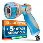 GRNTEK Ultralight Garden Hose Spray Gun, 5 Patterns