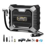 GROBOE 12V Car Tyre Inflator with Auto Shut-Off