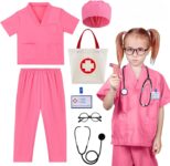 GSrenyu 7 Pcs Kids Doctor Costume Set