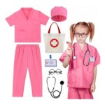 GSrenyu 8-Piece 130cm Kids Doctor Costume Set