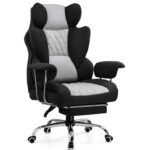 GTPLAYER Gaming Chair with Footrest Ergonomic High Back Lumbar Support