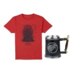 Game of Thrones Winter is Coming Tankard and Red Iron Throne T-Shirt