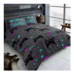 Gaveno Cavailia Single Duvet Cover Set, Charcoal, Polycotton