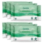 Gentle Moist Toilet Tissues with Aloe Vera – green packs, Flushable, 240 Count (6 Packs of 40 sheets) £2.43 – £2.75 W/voucher & S&S