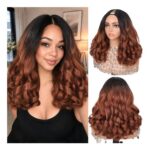 Geogroket Yaki Curly V-Part Wig 18in T1B/30