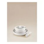George Home Cream Stackable 5-Piece Pan Set
