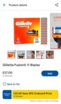 Gillette Fusion5 11 blades