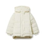 Girls Heavyweight Hooded Puffer Coat, Water-Resistant