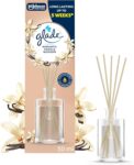 Glade Reed Diffuser, Home Fragrance Infused with Essential Oils, Room Air Freshener With Up to 5 Weeks of Continuous Fragrance, Vanillla Blosson, 50ml