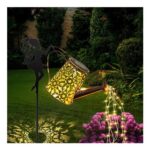 Global Golden Solar Watering Can Light with Waterproof LED