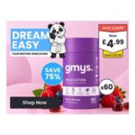 Gmys Relaxation Bedtime Gummies Berry Flavour 60 Gummies