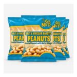 Go Nuts Salt & Vinegar Roasted Peanuts 50g X4